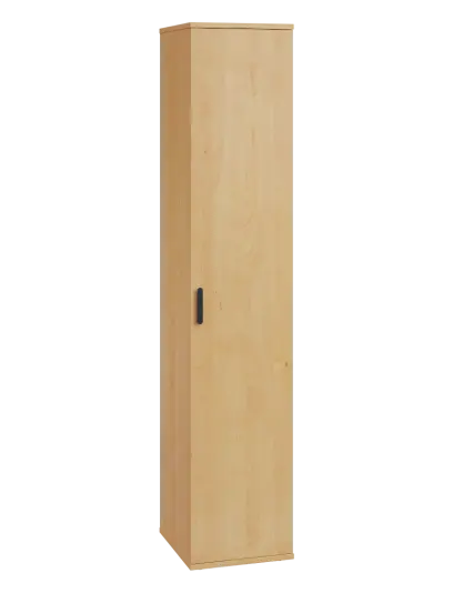 LN 5 - 3D kancelářská skříň, 1-dveřová, pravá, 1822x360x400, javor horský